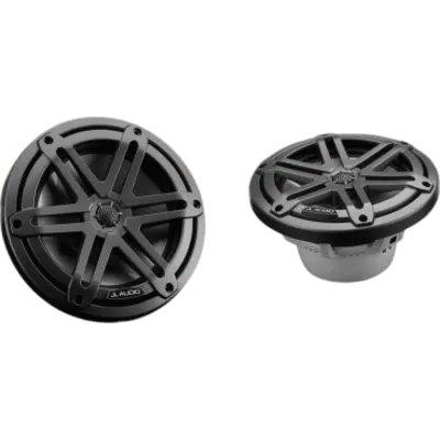 Par de Bocinas Náuticas Coaxiales / 7.7" / 70 W RMS / 90.5 dB / 45 Hz - 25 kHz / 4 Ω / Rejilla Deportiva Gris
