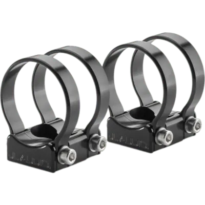 Accesorio de Montaje para Sistema Cerrado VeX™ / Montaje Giratorio en Tubo 2" (50.8 mm) / Color Negro / Compatible con Altavoces PS650-VeX / Soportes Mecanizados de Perfil Bajo / Herrajes de Acero Inoxidable para Ambientes Marinos / Resistente 