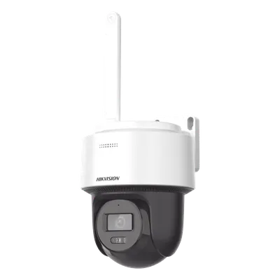Cámara PT Hikvision DS-2DE2C400IWG/W(W) de 4 MP con Wi-Fi