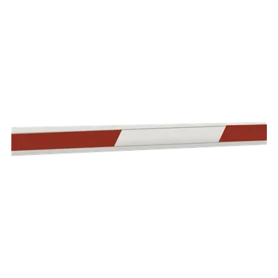 Brazo para barrera FAAC 428064 de 7 m con bandas reflectantes