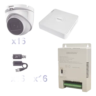 Kit de videovigilancia EPCOM PROFESSIONAL KESTXLT16EW con 16 cámaras