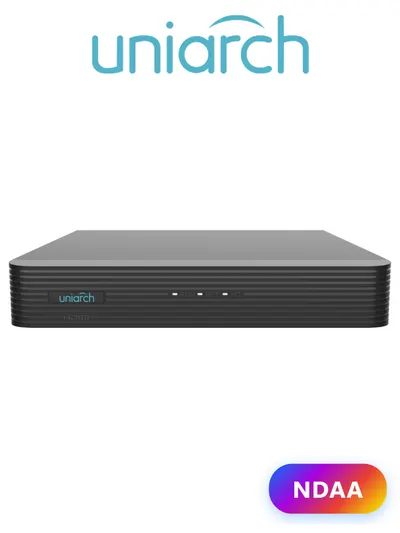 UNIARCH XVR116G3 - DVR PENTAHÍBRIDO 5 MP / 16 CH BNC + 2 CH IP (HASTA 16 IP) / 1 SATA 8 TB / AUDIO 16 CH TVI + 1 RCA BIDIRECCIONAL / UMD 16 CH / DUAL LIGHT / ONVIF / 40 MBPS / ULTRA265/H.265/H.264