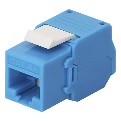 Módulo jack Keystone LINKEDPRO LP-KJ-6A-TTBU Cat6A azul