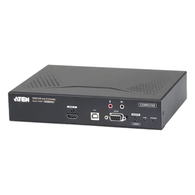 Extensor KVM sobre IP / 4K UHD 60Hz / HDMI 2.0 / USB 2.0 / Fibra Óptica / 22.75x17.16x5.48 cm