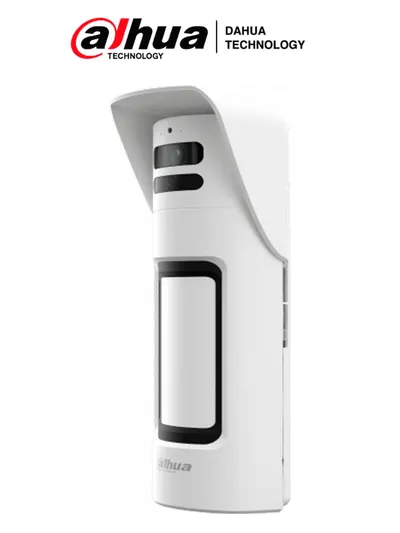 DAHUA PAQUETE PIR CAM EXTERIOR - Paquete PIR con cámara - Detector PIR Inalámbrico Para Exterior, Triple Tecnología, Inmunidad a mascotas, Frecuencia 433 MHz, Compatible únicamente con HUB 2 y detección precisa mediante PIR y Cámara, AirShield
