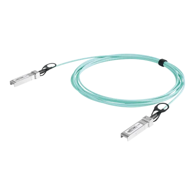 Cable AOC SFP+ / 1 y 10 Gbps Full Duplex / Longitud 10 m (32.8 ft) / Plug & Play / Multi-Marca