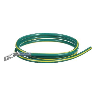 Kit de Jumper de Puesta a Tierra / Cobre 6 AWG / 1.52 m (5 ft) / Conector Htap 2 AWG a 250 kcmil / UL 467 / TIA-607-B