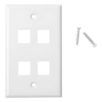 Placa de pared LINKEDPRO LP-FP-19 vertical para 4 módulos keystone