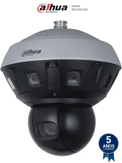 DAHUA DH-PSDW81642M-A360-D440 - Cámara IP panorámica multisensor 8x2MP, PTZ de 40x zoom óptico y 4MP, con tecnologías WizMind, Starlight, Smart Tracking, IR 400m, H.265, certificación IP66, entradas y salidas de audio (2) y alarma (7)