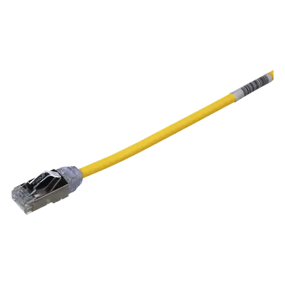 Patch cord PANDUIT STP28X0.2MYL Cat6A S/FTP de 20 cm