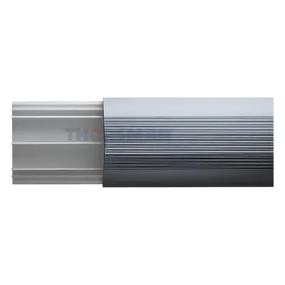 Ducto de media caña THORSMAN DMCPVCAL con tapa de aluminio de 2.5 m