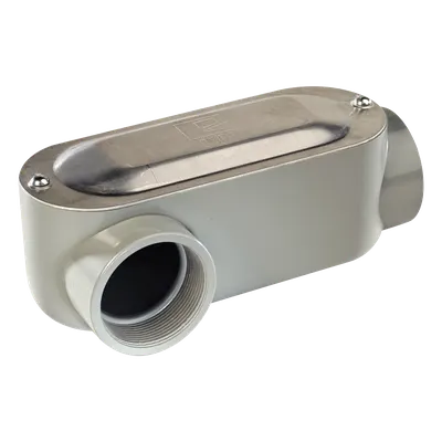 Caja de registro ovalada RAWELT OLR-0090C roscada de 3/4 pulgadas
