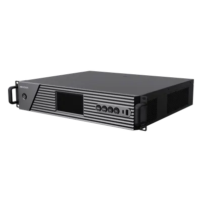 Controlador de Video Wall / 6 Slots Hot-Swappable / 2U Rack / 16 Canales 4K UHD / Genlock Sync / 8 Videowalls / LCD Táctil 4.5"