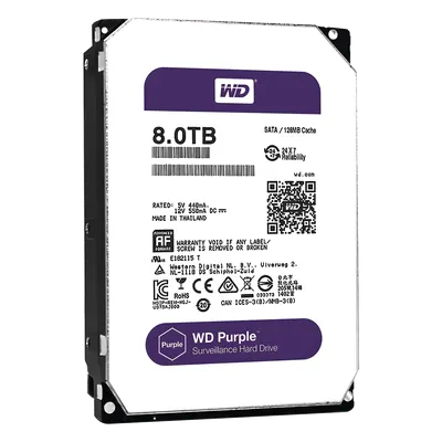 Disco duro WD de 8TB / 5400RPM / Optimizado para Videovigilancia
