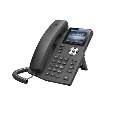 Teléfono IP empresarial para 2 lineas SIP con pantalla LCD de 2.4 Pulgadas a color y conferencia de 3 vías