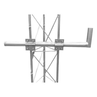 Brazo de Montaje para Antena / Acero ASTM A36 / Inmersión en Caliente / Largo 84 cm (2.76 ft) / Tubo 1-1/4" Ced.30