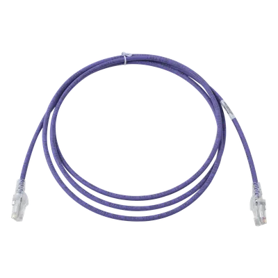 Patch cord SIEMON MC6-07-08B Cat6 UTP de 2.13 m, violeta