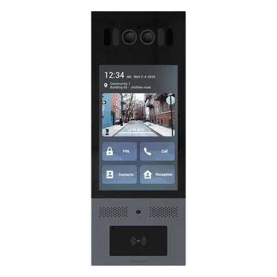 Frente de calle IP AKUVOX X915SKIT con pantalla de 8 pulgadas