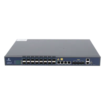 OLT / 16 Puertos GPON / 8 Puertos Uplink / 2,048 ONUs / 20 km / 1U Rack