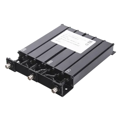 --Descontinuado-Duplexer Compacto de Rechazo de Banda, 450-470 MHz, 6 cavidades, 50 Watt.