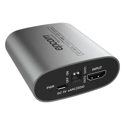 Extractor de audio eARC HDMI EPCOM PROAUDIO EPC-MB08 con salidas óptica y coaxial
