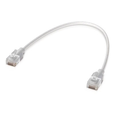 Patchcord UBIQUITI UACC-CABLE-PATCH-EL-0.15M-W-24 de 15 cm