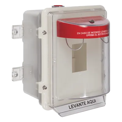Protector Universal para Estación Manual / Policarbonato UV / Empotrado 4 pulgadas / NEMA 3R / -40°F a 250°F / UL/cUL/ADA