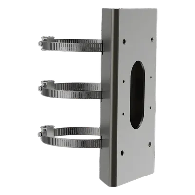 Soporte para poste Hikvision DS1475ZJSUS/BJZ de acero inoxidable ajustable