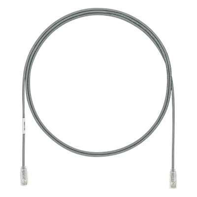 Cable de parcheo Cat6A PANDUIT UTP28X7GY de 2.13 m, gris