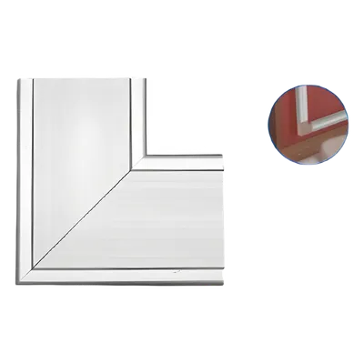 Accesorio en L de aluminio THORSMAN INKA-100-L para canaleta INKA100