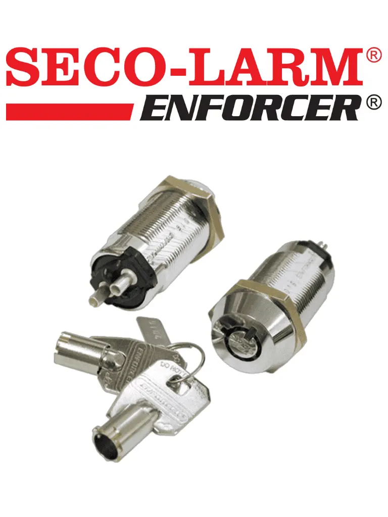 Seco-Larm SS-090-2H1 - Interruptor tubular con llave