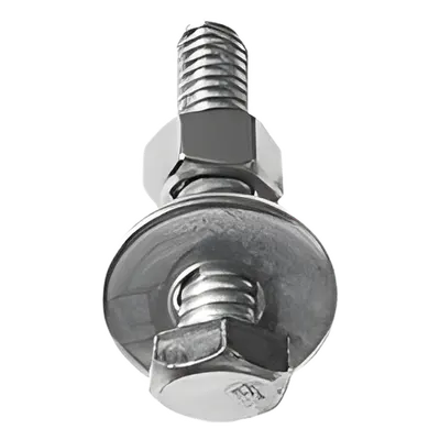 Tornillo Hexagonal / 1/4" x 3" / Acabado Electro Zinc / Uso Industrial