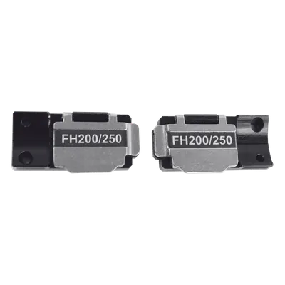 Par de Sujetadores para Fibra Óptica 250 Micras / Compatibles con Fusionadoras 915FS, 910FS y FSP200 / Precisión de Alineación Industrial