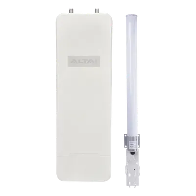 Kit WiFi Omnidireccional / 2.4 GHz / 300 Mbps / 300 m (984 ft) / 10 dBi / 128 Dispositivos / MIMO 2x2 / Cloud