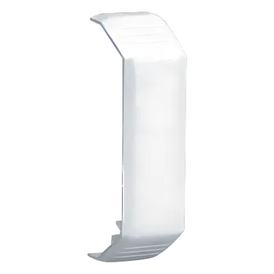 Unión recta PANDUIT T45CCIW-X para canaleta T45 en PVC blanco