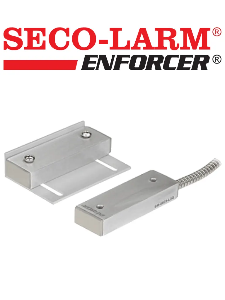 Contacto magnético industrial SECO-LARM SM-4601-L3Q con GAP de 3 pulgadas