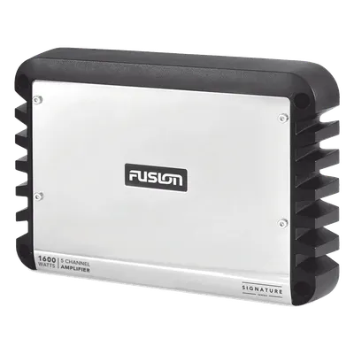 Amplificador náutico / 5 canales / 1600 W pico / Clase D / 4 altavoces + 1 subwoofer / 11.81' x 8.27' x 1.97'
