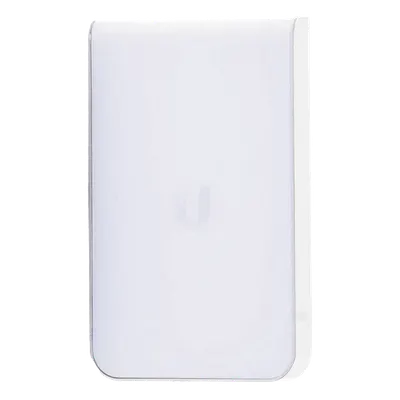 Access Point UniFI doble banda cobertura 180º, MI-MO 2x2 diseño placa de pared con dos puertos adicionales, hasta 100 usuarios Wi-Fi