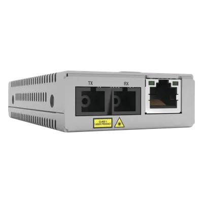 Convertidor de Medios Gigabit / 10/100/1000Base-T a 1000Base-LX / SC Monomodo / Alcance 20 km (65,616 ft) / Compatible con Chasis MMCR18