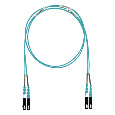 Jumper de Fibra Óptica / Multimodo OM3 50/125 / SC-SC Dúplex / LSZH / 8 m (26.25 ft) / Aqua
