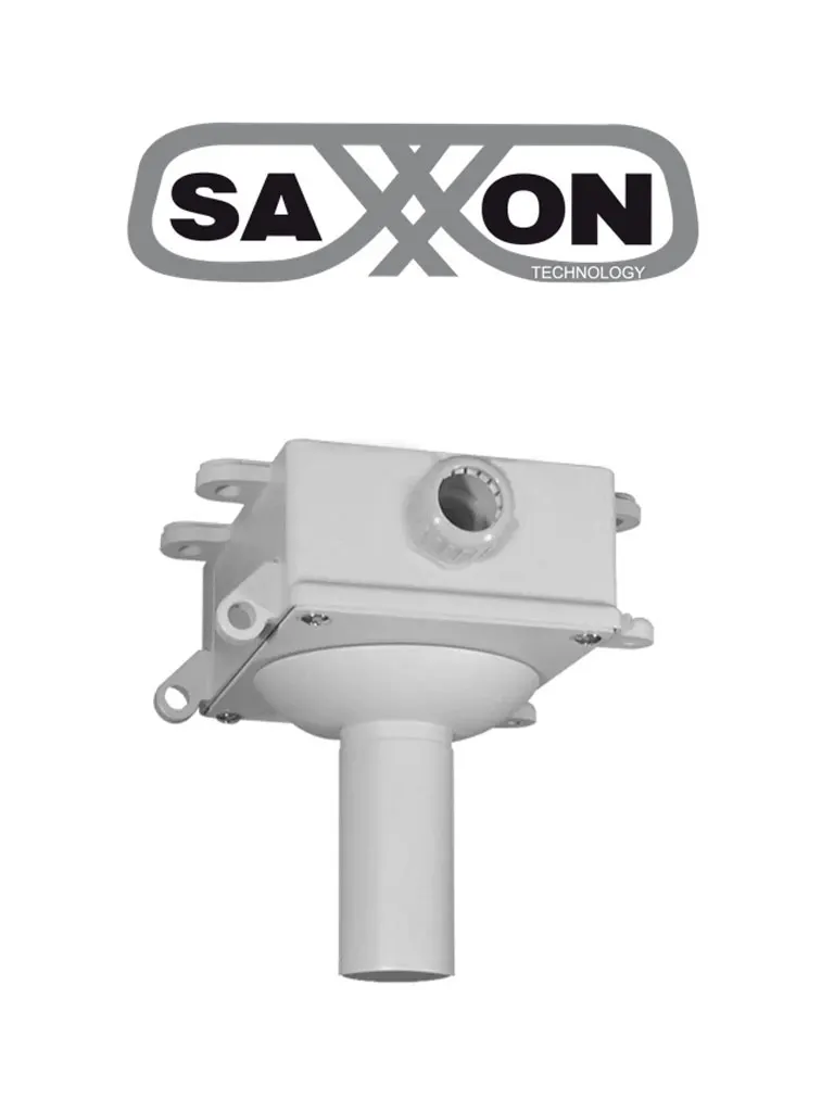 Brazo de montaje en techo SAXXON FC-9005 FC-9010 de 20 cm
