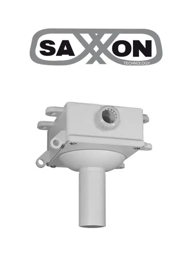 Brazo de montaje en techo SAXXON FC-9005 FC-9010 de 20 cm