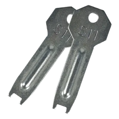 Kit de llaves de manipulación / 2 unidades / Tornillo de seguridad / Compatibilidad multi-modelo