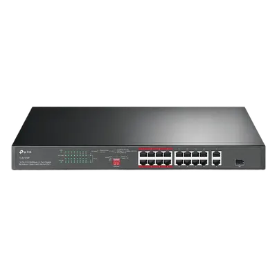 Switch PoE+ TP-Link TL-SL1218P de 16 puertos y alcance de 250 m