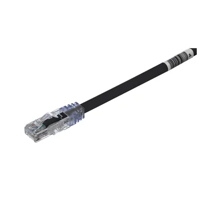 Cable de Parcheo UTP / Cat6A / 24 AWG / CM / 0.3 m (1 pie) / Negro