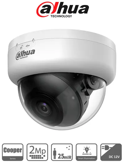 Cámara domo Dahua DH-HAC-D1A21N-U HDCVI 1080p con visión IR