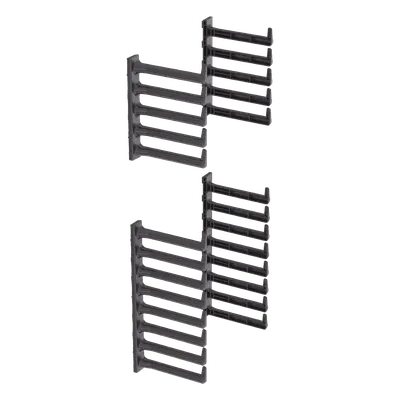 Kit de Dedos para Organizador de Cables / 42 o 45 UR / Tipo S o N / 6.8 in (172.2 mm) de Ancho / Negro