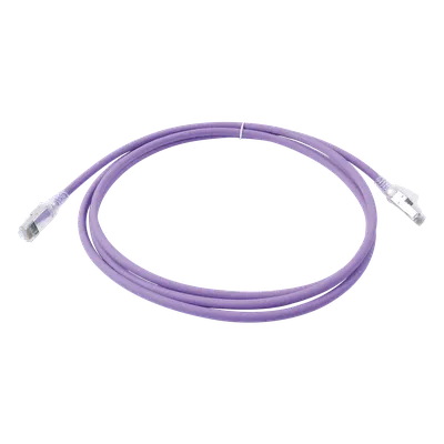 Patch cord SIEMON ZM6A-S07-08B Cat6A S/FTP de 2.13 m