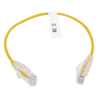 Cable de parcheo LINKEDPRO LP-UT6-030-YE28 Cat6 de 30 cm