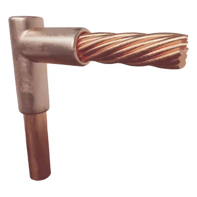 Molde para Soldadura Exotérmica / Tipo L / Varilla 3/4 In a Cable 2 AWG / Carga #90 / Conexión Horizontal
